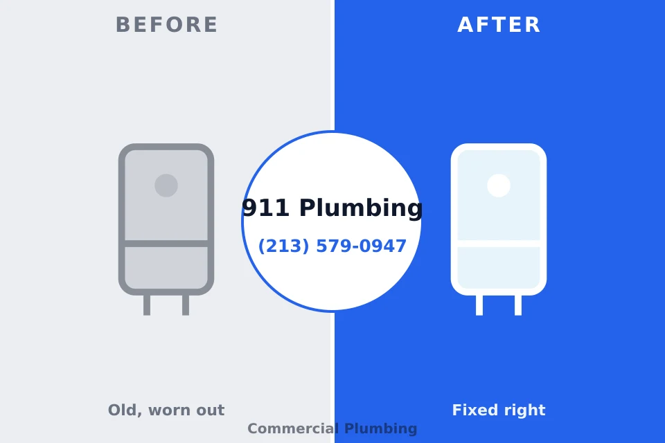 Before and after: plumbing repair Millersburg, OR